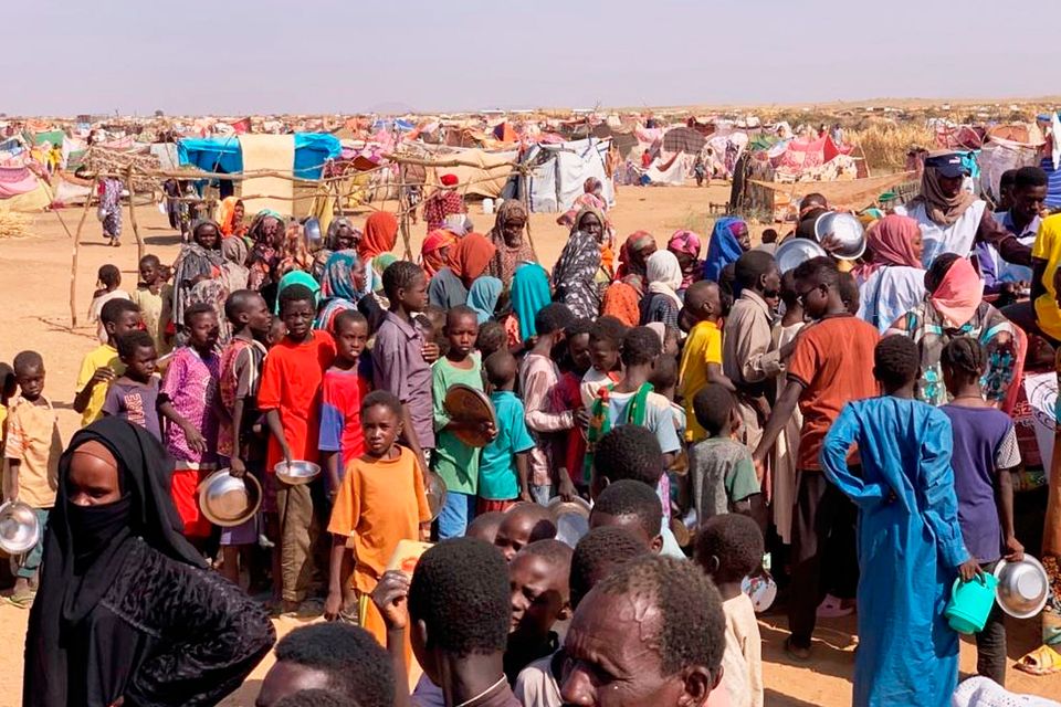 Families from al-Fashir at a displacement camp where they sought refuge. Photo: Norwegian Refugee Council